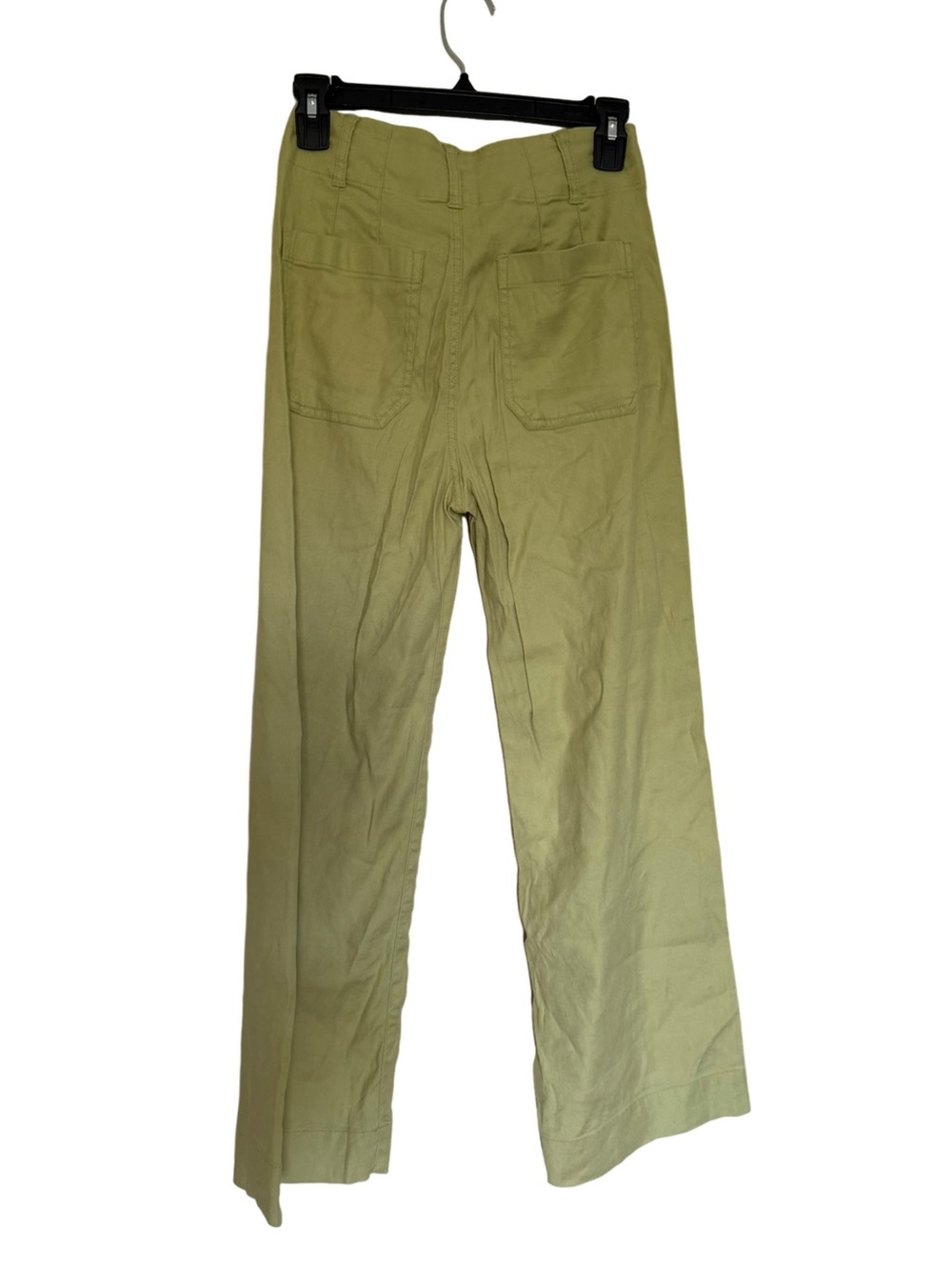 Colette European Linen Stretch High-Rise Wide-Leg Pants Size 25 - Picture 4 of 6